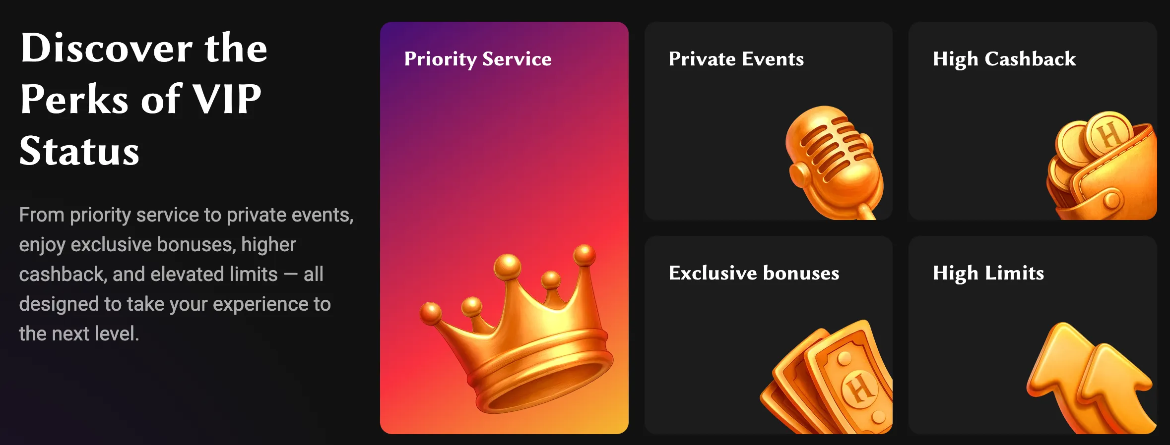 HadesBet Casino VIP club loyalty levels and exclusive rewards